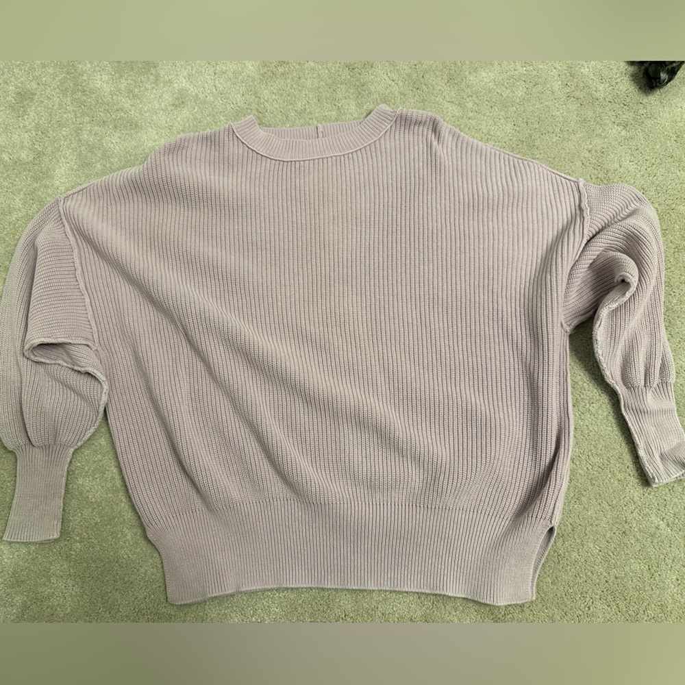 Aerie Purple Knit Sweater - size M